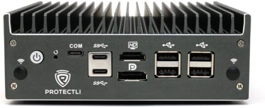 Protectli Vault Pro VP2430-4 Port, Micro Appliance/Mini PC - Intel N150, 4X 2.5G NICs, DDR5 RAM, 32G