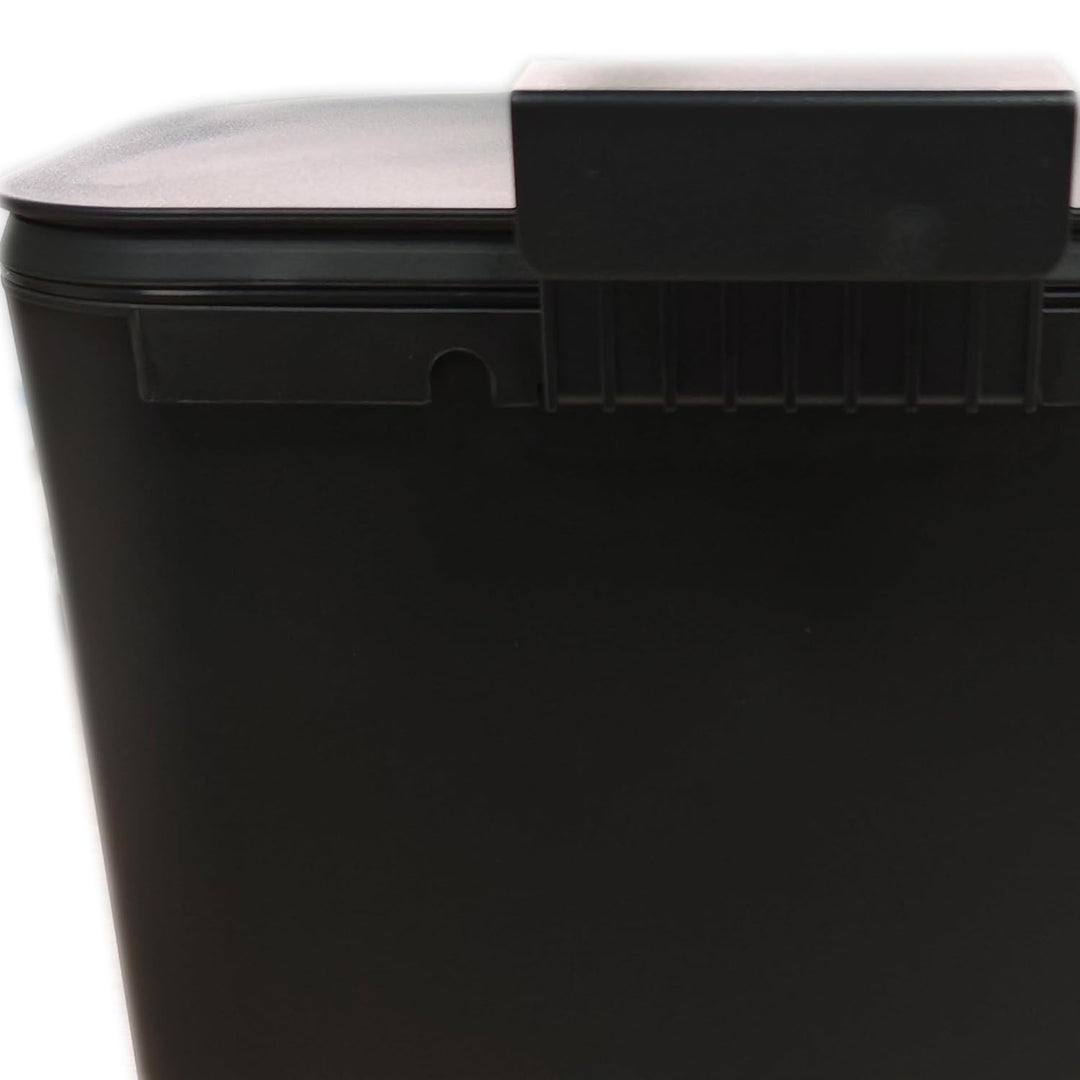 Relaxdays Küchenmülleimer, 9 L, hängender Komposteimer, für Biomüll & Restmüll, Türmüllbehälter, Kun