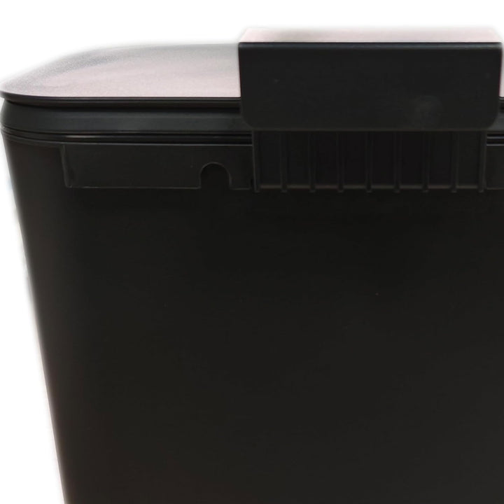 Relaxdays Küchenmülleimer, 9 L, hängender Komposteimer, für Biomüll & Restmüll, Türmüllbehälter, Kun