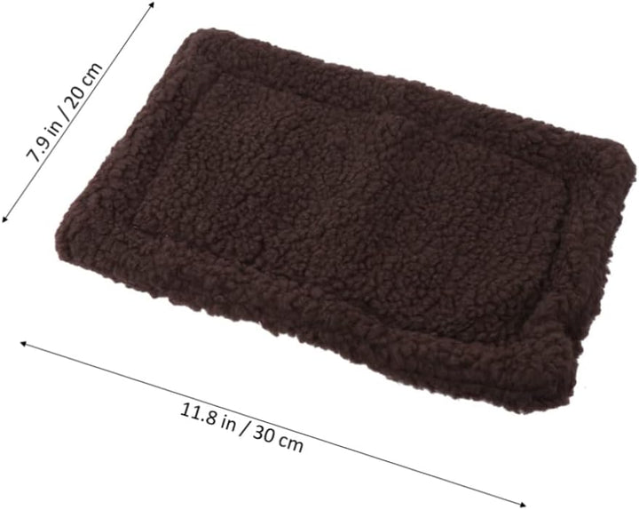 BESPORTBLE Wärmekissen Hamster Unterlage 30x20cm Langlebige Schlafmatte Aus Grauem Material Für Klei