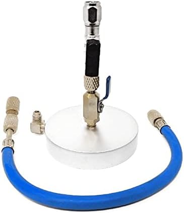 Füllset mit Standfuss für Kältemittel R32-1/2 ACME Linksgewinde - 1/4 SAE M