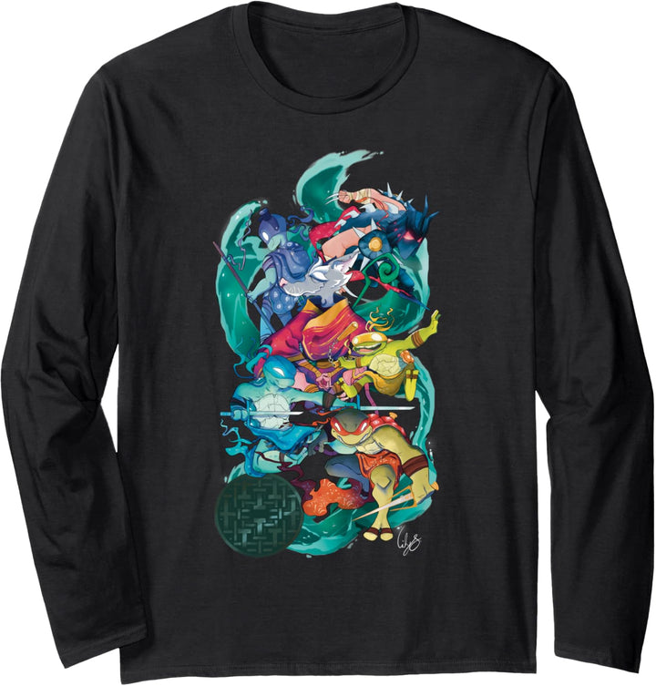 TMNT x Lily Stock Collection Group Shot Langarmshirt