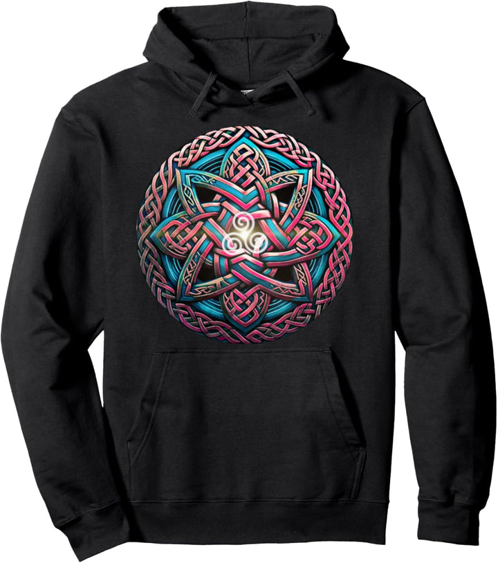 Triskele Triskel ke Knoten Schutzrune Pullover Hoodie