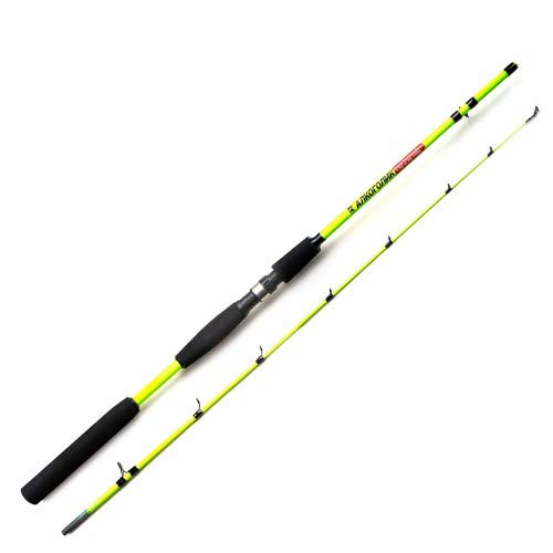 FANATIK Angelrute Schnapsrakete 2-TLG 1.5m-3.0m 20-200g Jig Spinning Trolling Universal Superleicht