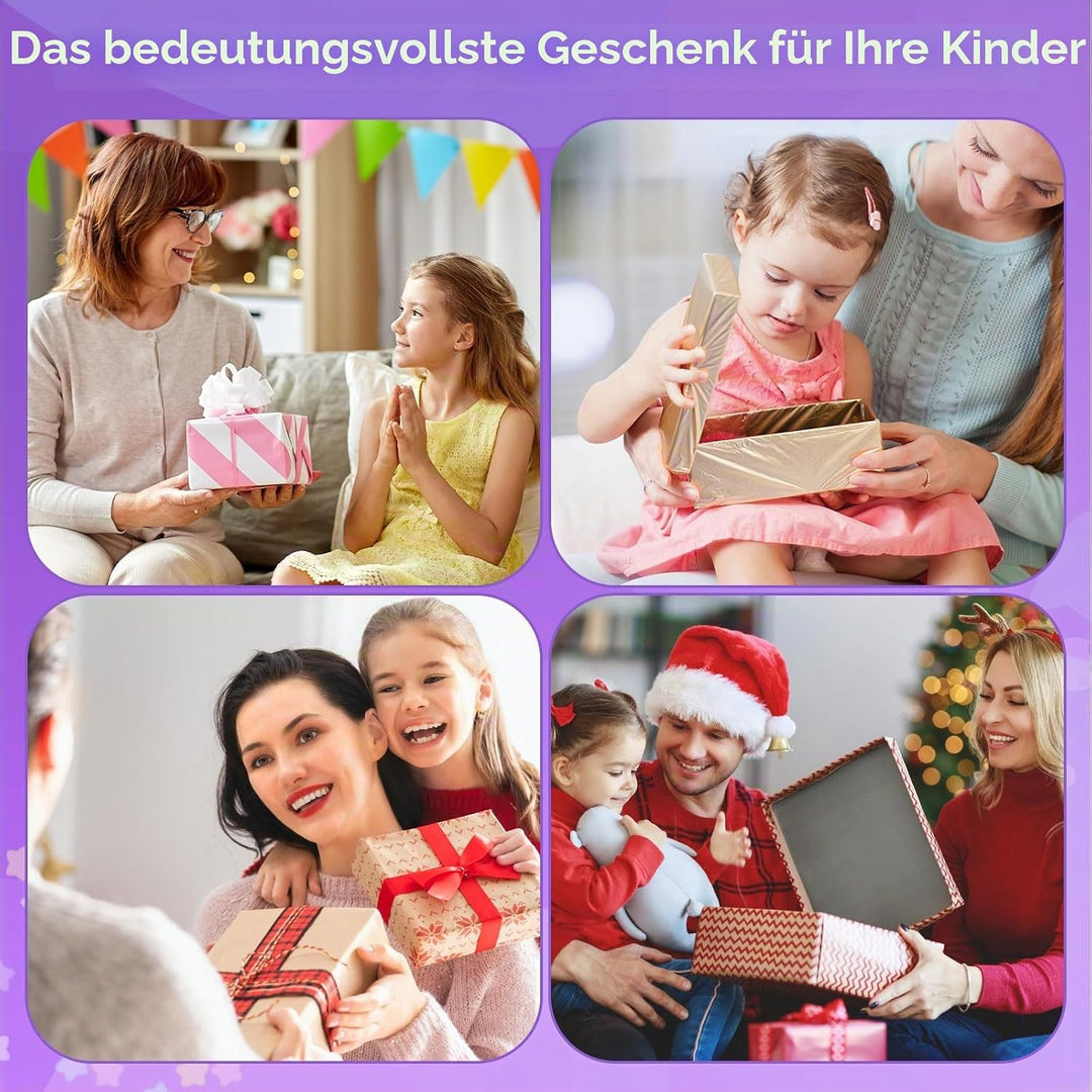 Kinderkamera Sofortbildkamera, 1080P HD Digitalkamera für Kinder mit 2,4 Zoll &amp; 32G Karte, Sofortbil