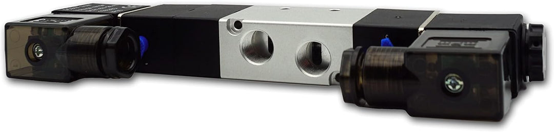 Pneumatik Magnet- Wegeventil 5/3 Wegeventil 1/4" 12 Volt DC (5/3 Wege 1/4" 12 Volt DC) 5/3 Wege 1/4