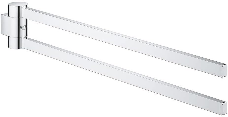 Grohe 41063000 Selection | Accessoires-Wannengriff | supersteel | 41064DC0 Chrom Handtuchhalter, sch
