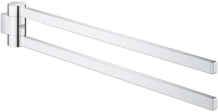 Grohe 41063000 Selection | Accessoires-Wannengriff | supersteel | 41064DC0 Chrom Handtuchhalter, sch