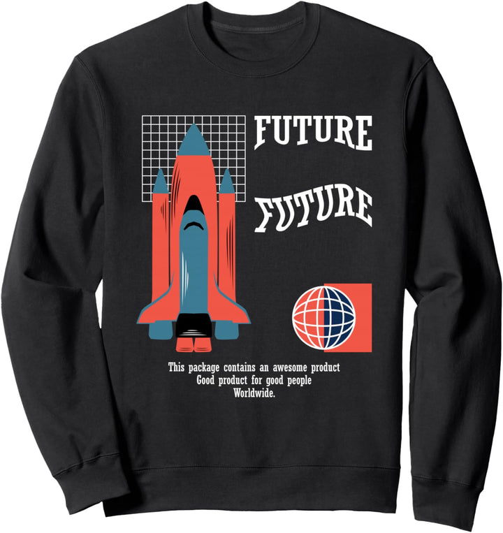 Future Rocket - Traurige ästhetische trendige Streetwear Sweatshirt