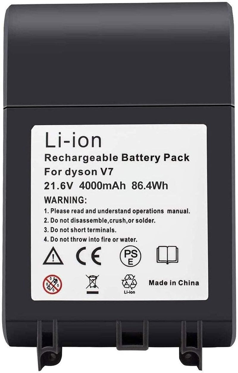 DTK Akku für Dyson V7 Staubsauger 21,6V Ersatzakku für V7, SV11, V7 Fluffy, V7 Extra, V7 Cord-Free,