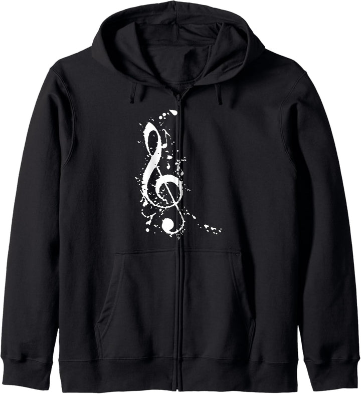 Musik Notenschlüssel Kapuzenjacke