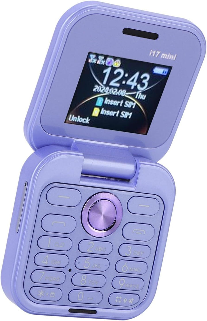 Entsperrtes Klapphandy für Senioren, ältere Menschen, 2G Basic, Einfach zu Bedienendes, Kleinstes Mo