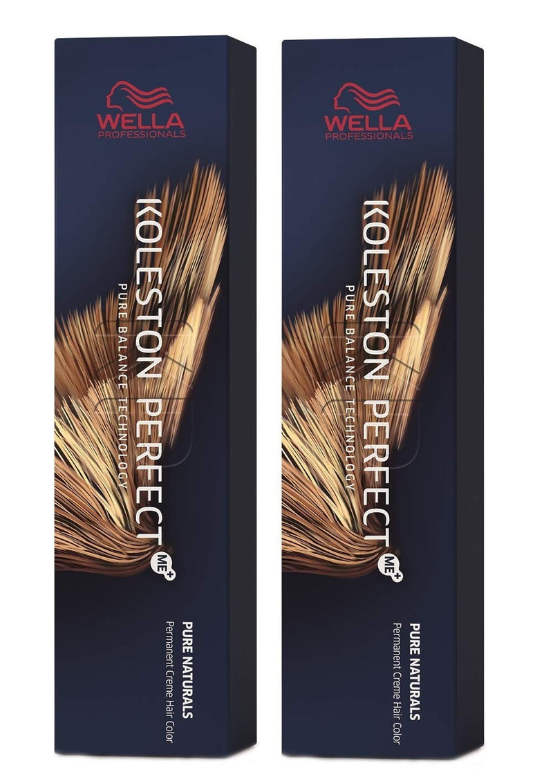2er Wella Koleston Perfect ME+ 9/81 Lichtblond Perl Asch 60 ml Grau-/weissabdeckung 60 ml (2er Pack)