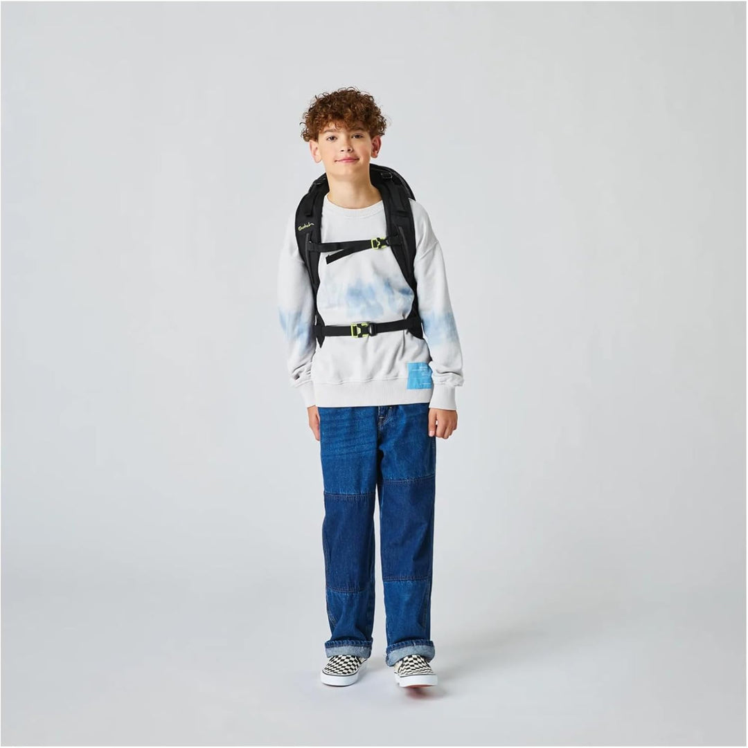 Satch Pack ab 5. Klasse ergonomisch 30L Stauraum standfest Organisationstalent Einheitsgrösse Dark S
