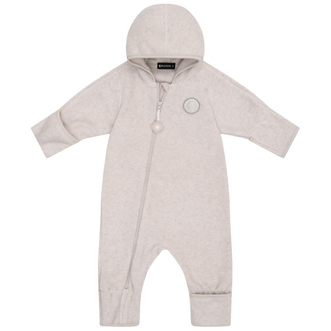Höhenhorn Ibex Baby Fleece Overall Winter Herbst Strampler Kleinkind mit Kapuze 62 Beige, 62 Beige