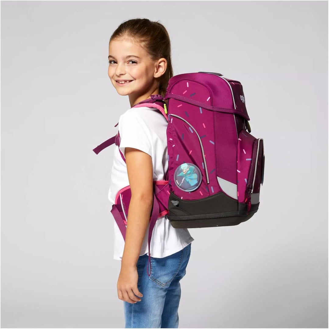 ergobag cubo Set - ergonomischer Schulrucksack, Set 5-teilig Einheitsgrösse Der NussknackBär -