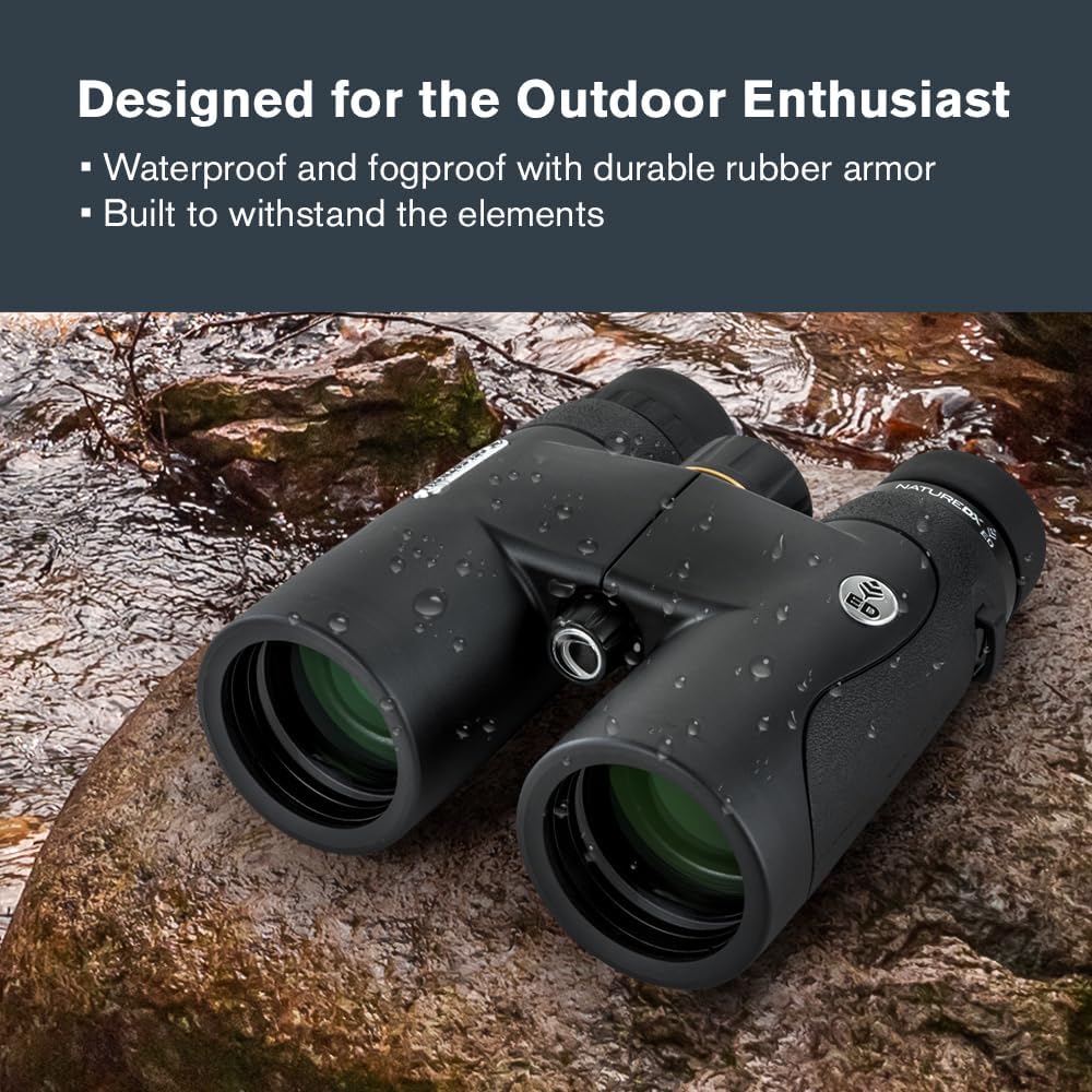 Celestron Nature DX ED 10x42 Binoculars - Premium Extra-Low Dispersion ED Glass Lenses, 10X42