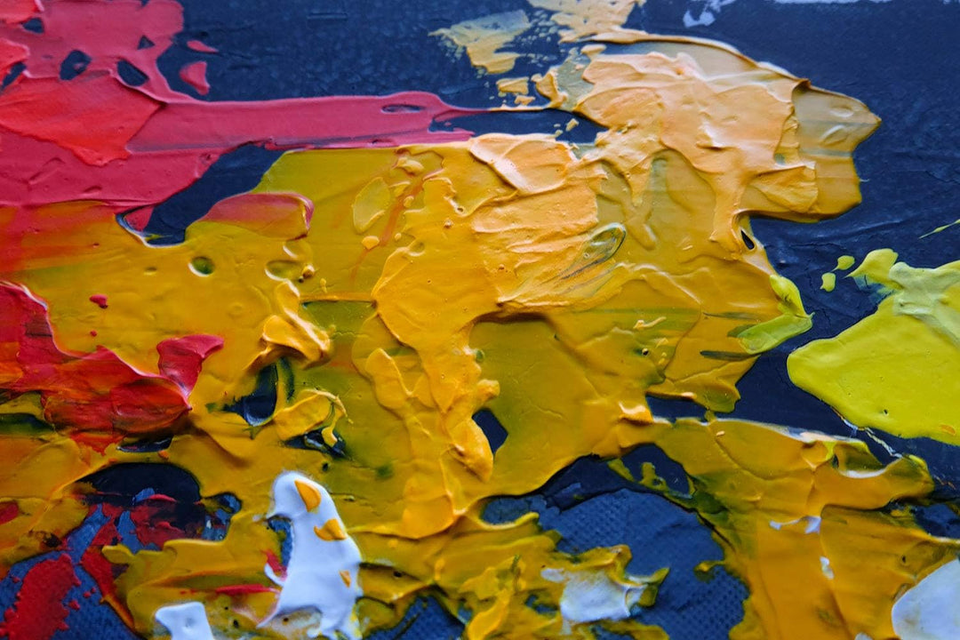 Monica Mirafiori I 100% HANDGEMALT I Gemälde Limited Edition 140x70cm | Gemälde Handgemalt | Acrylge