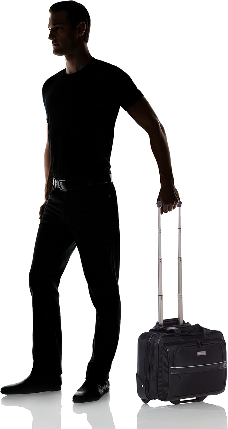 Business Trolley Bravo 1 Aktentasche, Schwarz Pilotenkoffer, Pilotenkoffer