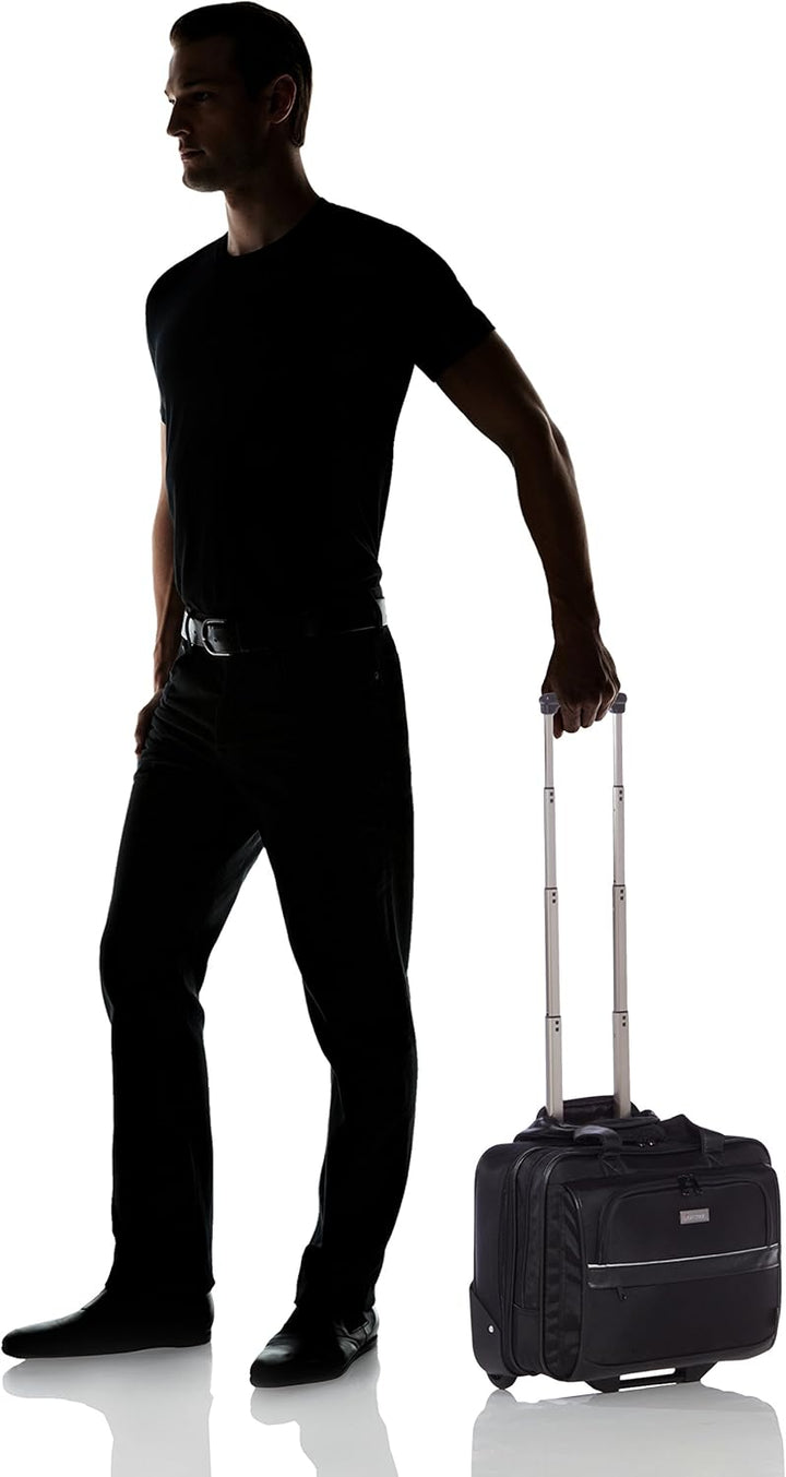 Business Trolley Bravo 1 Aktentasche, Schwarz Pilotenkoffer, Pilotenkoffer