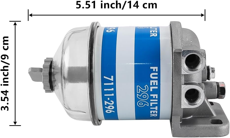 Dieselkraftstoff-Wasserabscheider-Baugruppe 296 7111 296 HDF296 für Schwerlastfahrzeuge, Schiffsmoto
