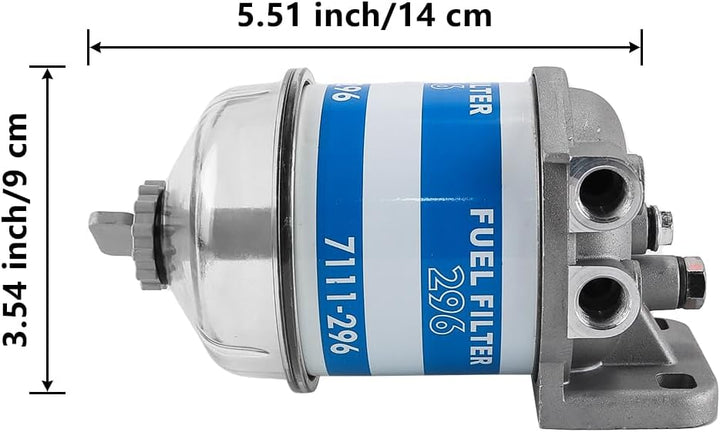 Dieselkraftstoff-Wasserabscheider-Baugruppe 296 7111 296 HDF296 für Schwerlastfahrzeuge, Schiffsmoto