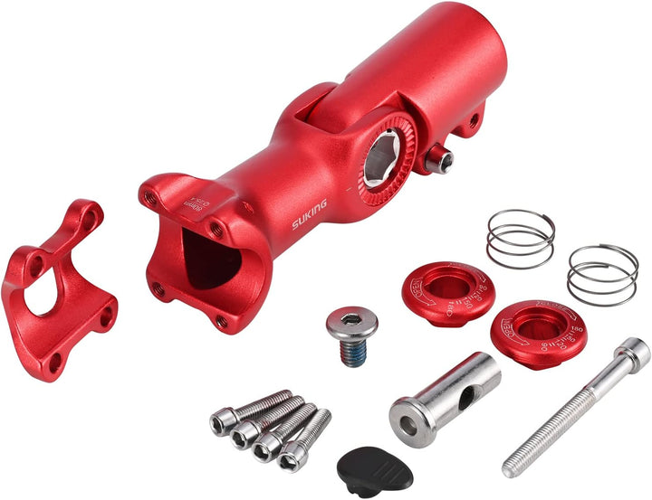 CYSKY Verstellbar Vorbau 25,4 60mm/80mm/100mm 0-90 Grad Verstellbar MTB Vorbau Lenker Vorbau Verstel