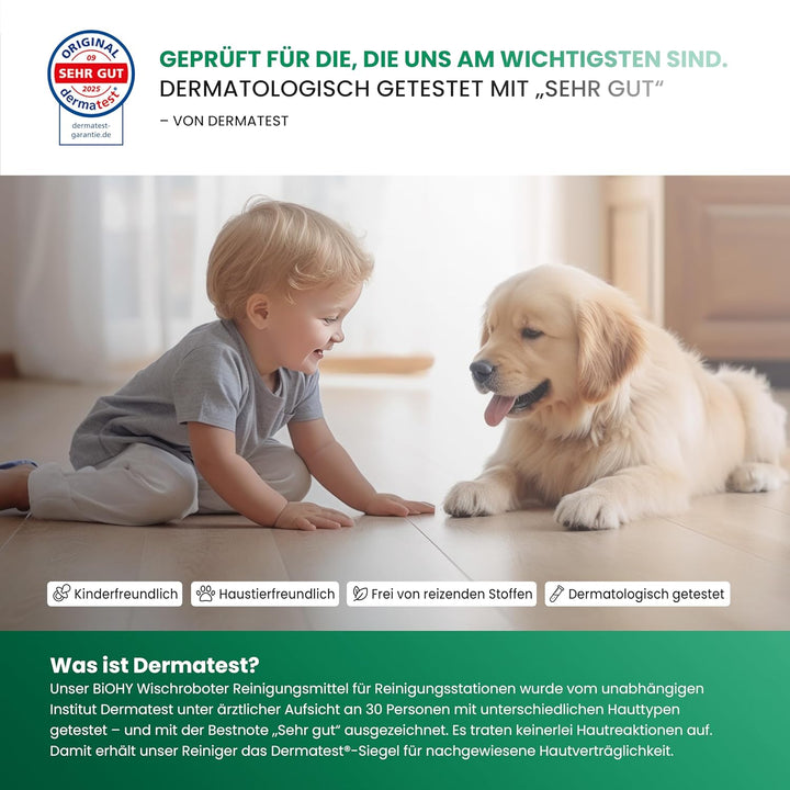 BiOHY Flüssig Seife (3 x 1 Liter) + Pumpspender | Hautschonende, rückfettende & flüssige Handseife |