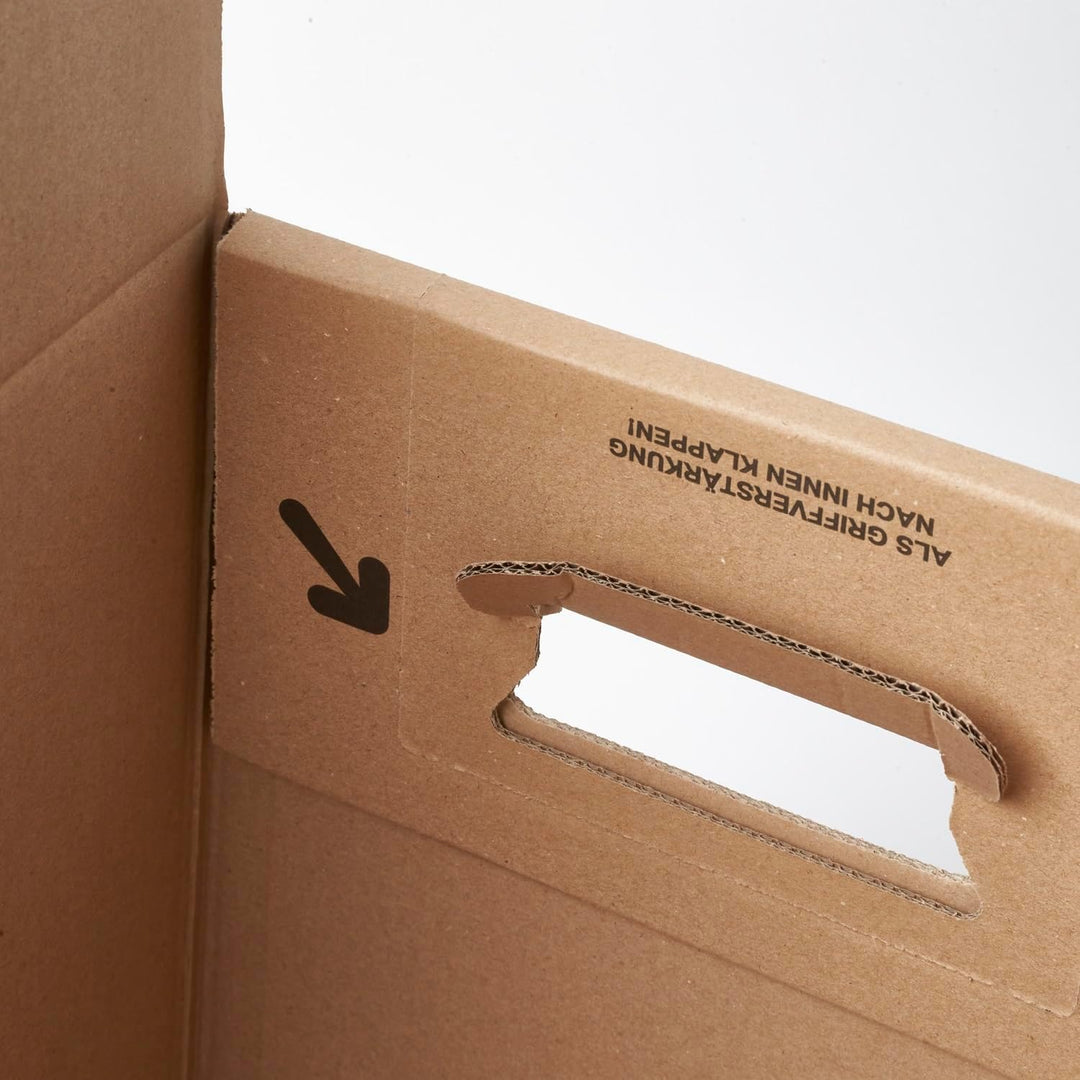 BB-Verpackungen 15 x Umzugskarton aus recycelter Pappe, sehr stabil mit doppeltem Boden (belastbar b