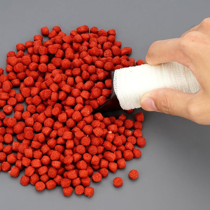 Hirisi Tackle PVA Netz mit Stössel, 5M Rolle für Karpfenangeln, 18/25/37mm Breite, für schnell lösen