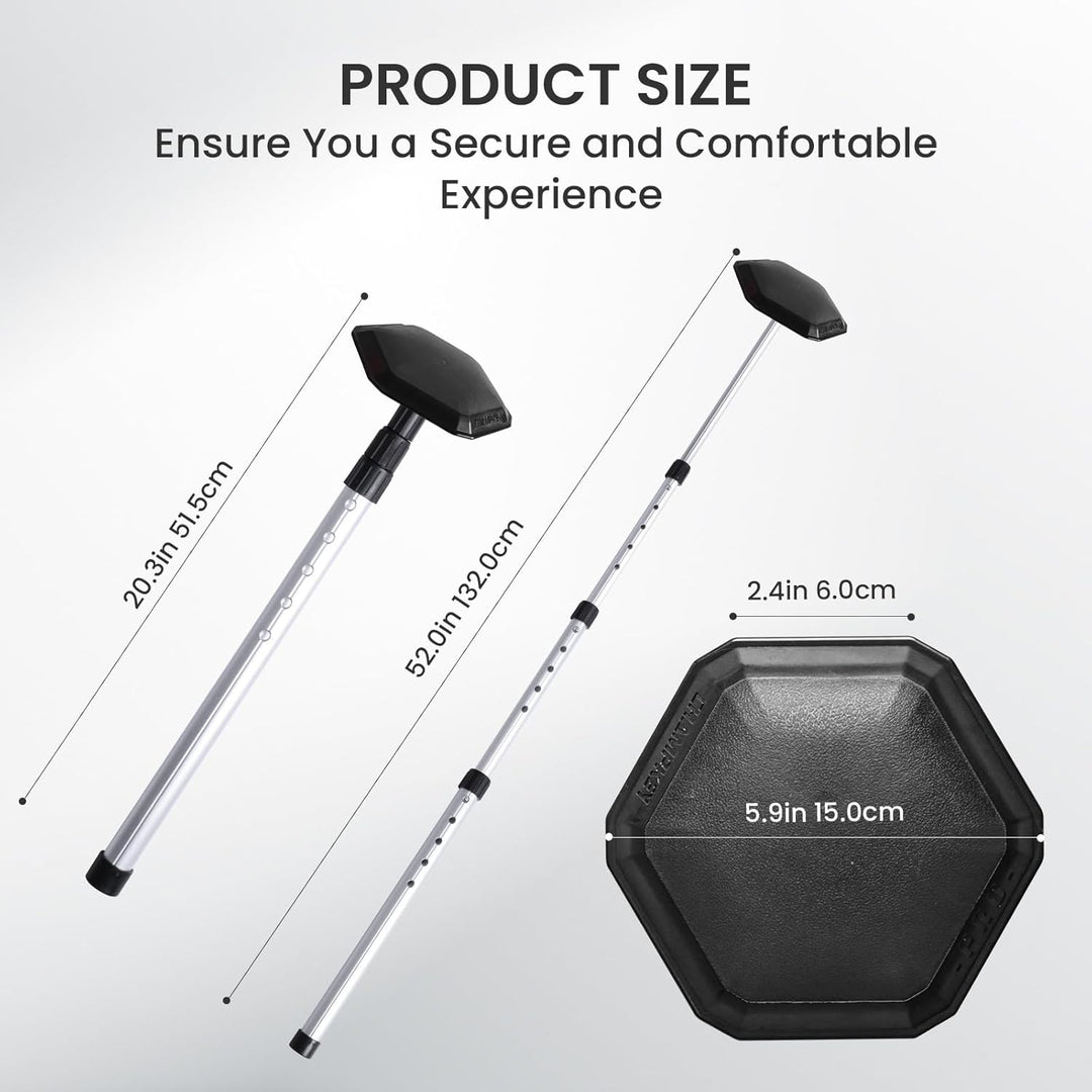 LOVMEAD Golf Travelcover, Golf Protector Travel Covers Support System Backbone-Reiseabdeckung aus Al