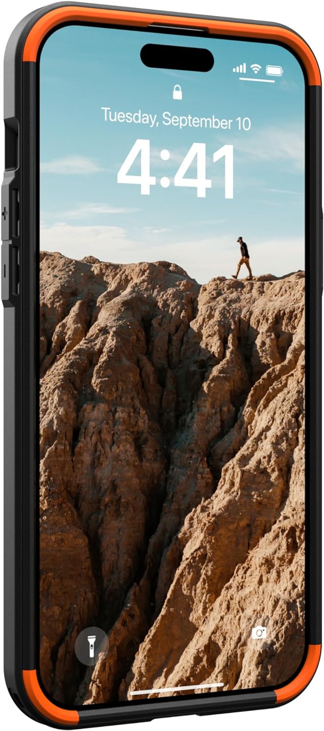 URBAN ARMOR GEAR Civilian Case kompatibel mit Apple iPhone 15 Plus Hülle [Wireless Charging/Magnetis