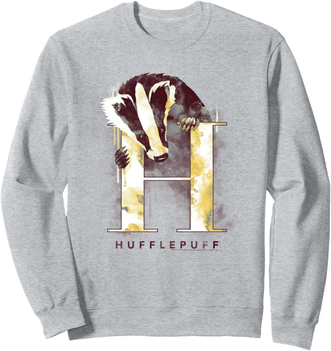 Harry Potter Hufflepuff Watercolor Sweatshirt