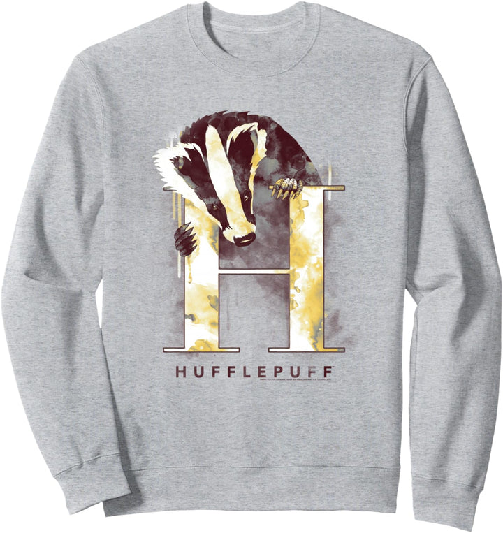 Harry Potter Hufflepuff Watercolor Sweatshirt