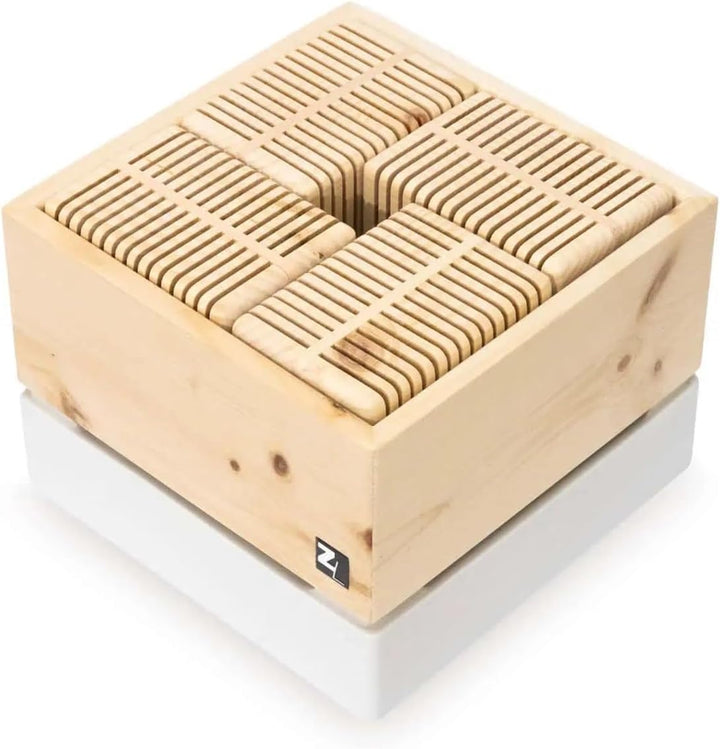 Zirben Familie I ZirbenLuftreiniger AURA PLUS Luftreiniger & Luftbefeuchter für Räume bis 40 m² I ge