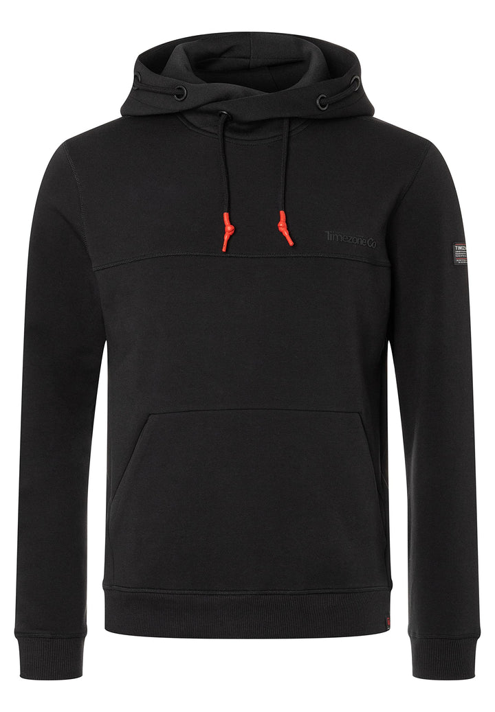 Timezone Herren Hi-tech Hoody Kapuzenpullover, L Jet Black
