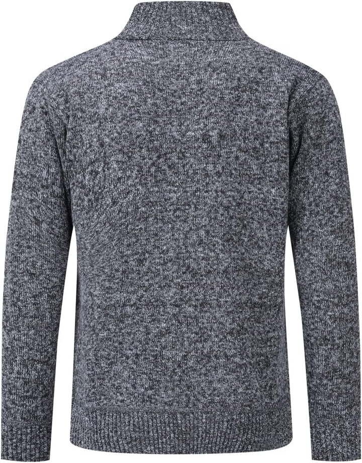 Sliktaa Herren Strickjacke Festival Cardigan Warm Trachtenjacke Mode Schlichter Pullover Langarm Swe