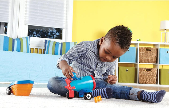 Learning Resources 1-2-3 Mach was draus!™ Auto-Flugzeug-Boot, Auto