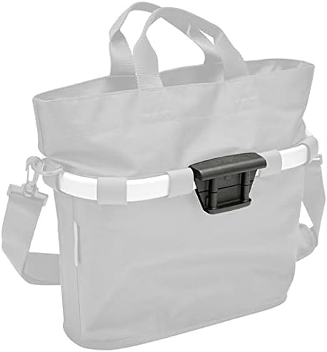 KLICKfix Farradtasche Bikebasket Oval S Schwarz, 34 x 31 x 17.5 cm Single, Single