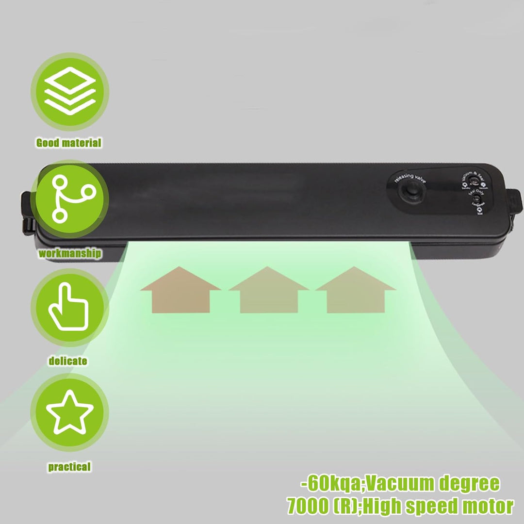 Vakuumierer Vakuumiergerät, Vakuumiergerät Mit 100 Vakuumbeuteln, Vacuum Sealer Folienschweissgerät