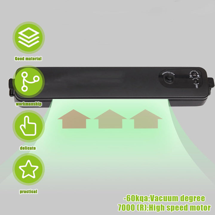 Vakuumierer Vakuumiergerät, Vakuumiergerät Mit 100 Vakuumbeuteln, Vacuum Sealer Folienschweissgerät