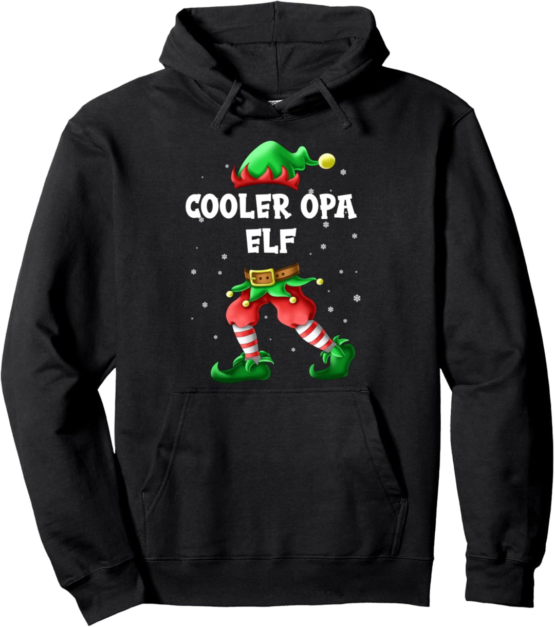Cooler Opa Elf Partnerlook Familien Outfit Weihnachten Pullover Hoodie