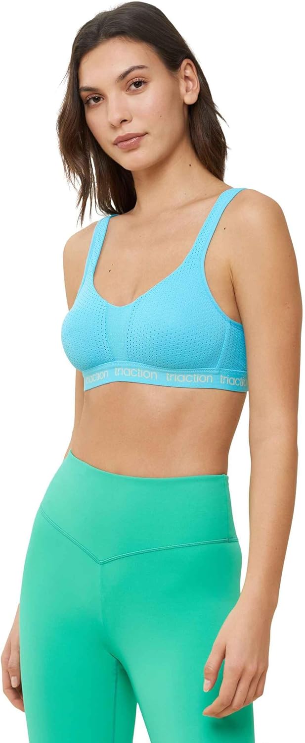 Triumph Damen Triaction Energy Lite N EX Sport BH ohne Bügel Sky Blue 85F, Sport BH ohne Bügel Sky B