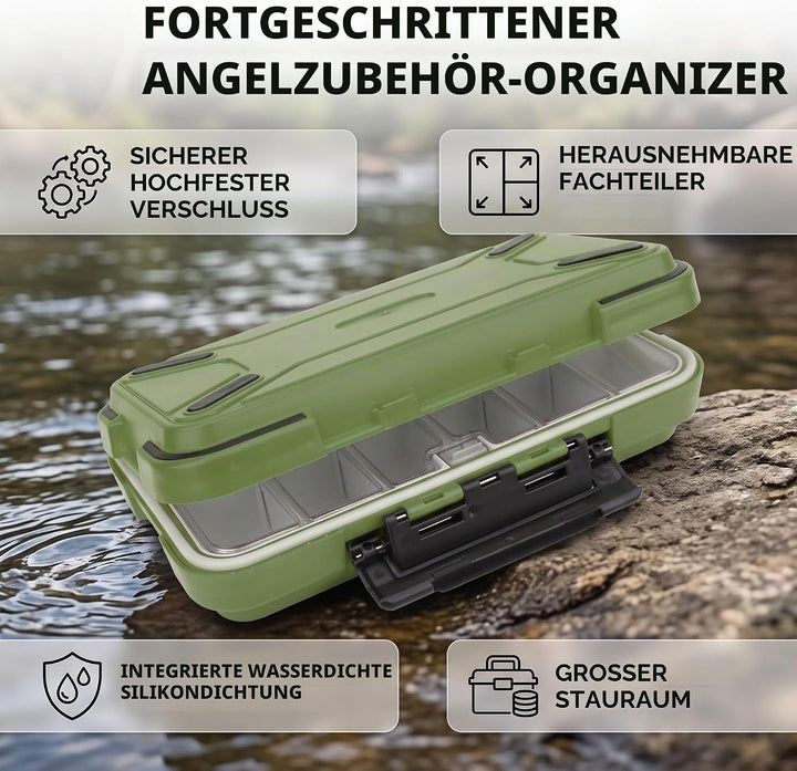 RiToEasysports Angelgerät Box Wasserdichter Angelvorratsbehälter Angelzubehör für Köderköder und Hak