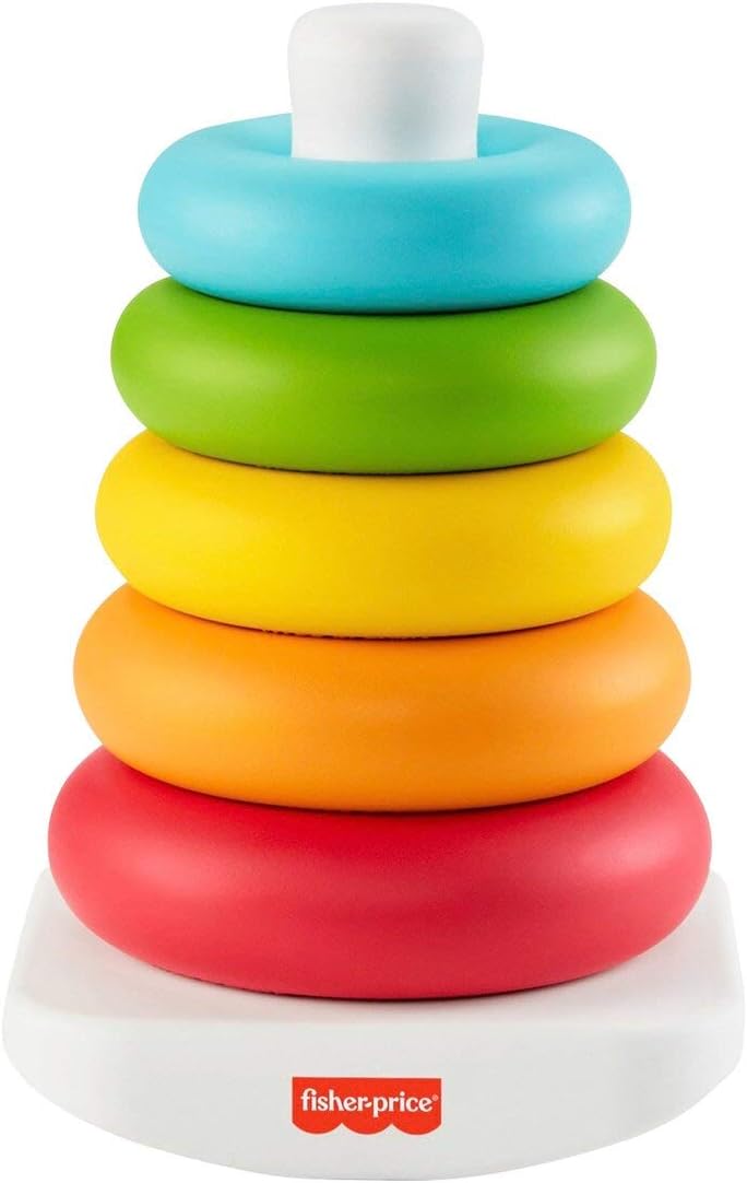 Fisher-Price GRF11 - Stapel &amp; Sortier Spielset, 2 klassische Stapel- und Sortiersets, Babyspielzeug