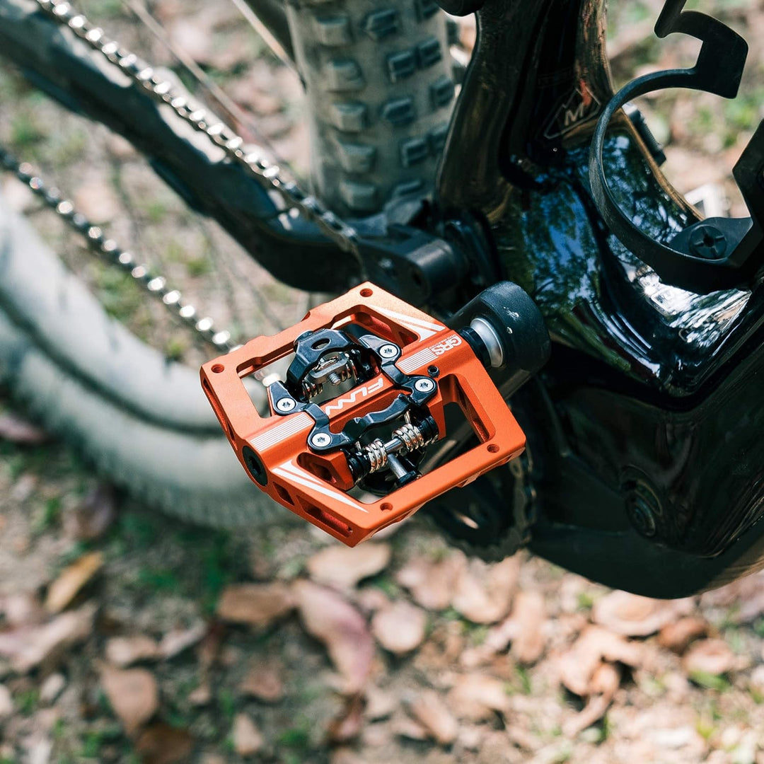 Funn Mamba S MTB Clipless Pedale, doppelseitige klick-Kompaktplattform-Mountainbike-Pedale, kompatib