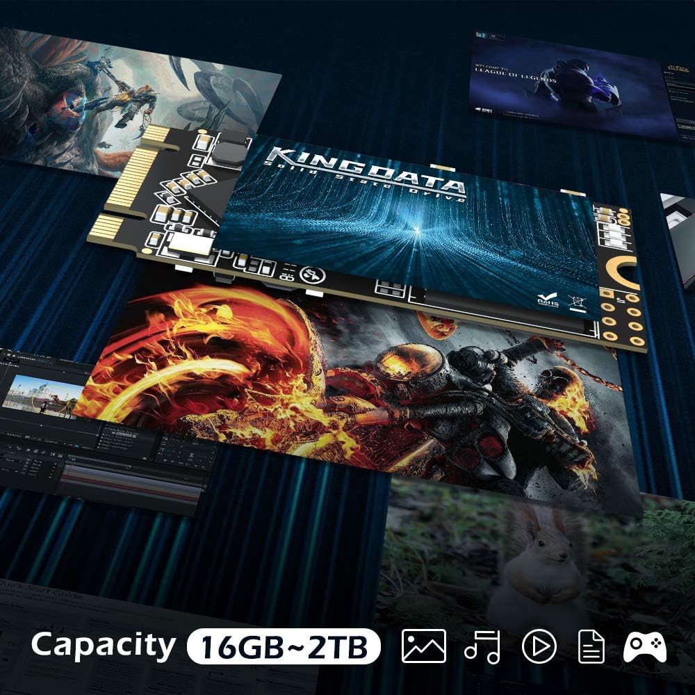 KINGDATA SSD M.2 2242 250GB Ngff Internal Solid State Drive 1TB 500GB 256GB 120GB for Desktop Laptop