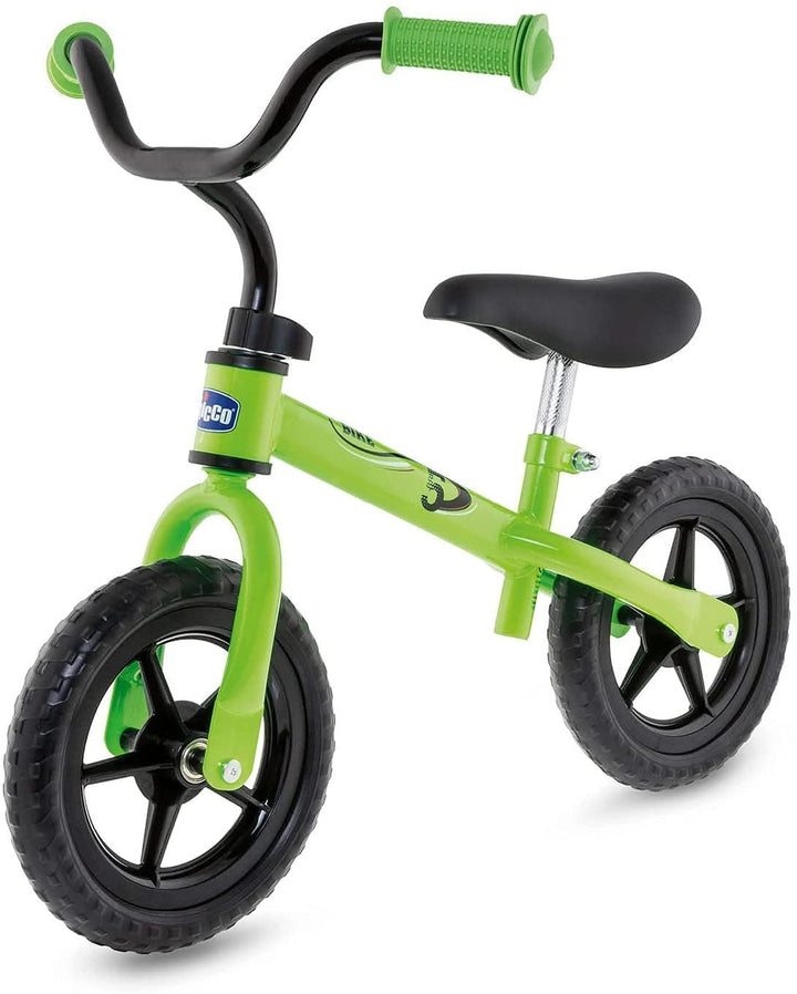 Chicco Green Rocket Laufrad für Kinder 2-5 Jahre, Kinder Laufrad fürs Gleichgewicht, mit höhenverste