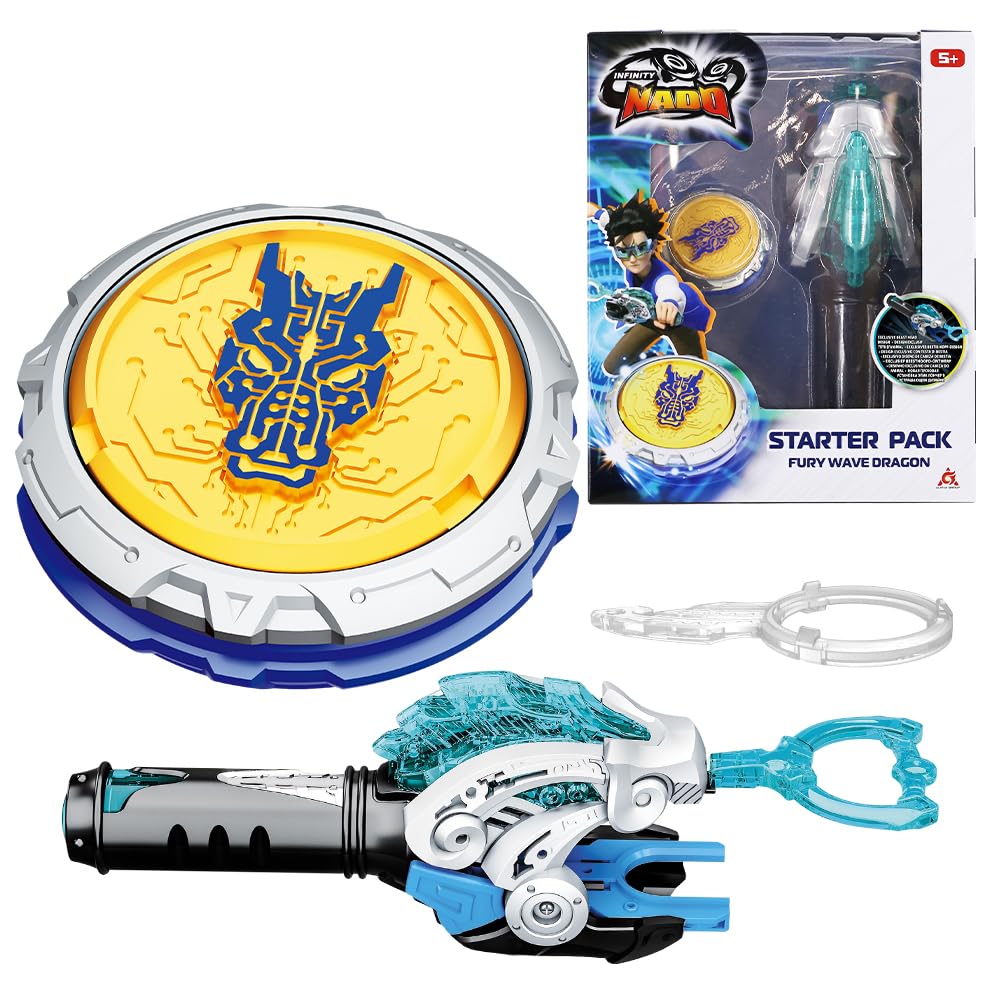 INFINITY NADO Kreisel für Kinder Metall Spielzeug Jungen, Battle Tops Kreisel Launcher Spielzeug, Sp