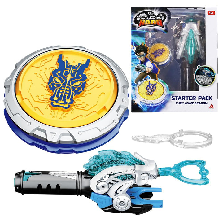 INFINITY NADO Kreisel für Kinder Metall Spielzeug Jungen, Battle Tops Kreisel Launcher Spielzeug, Sp